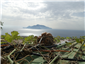 view from family farm over Capri
